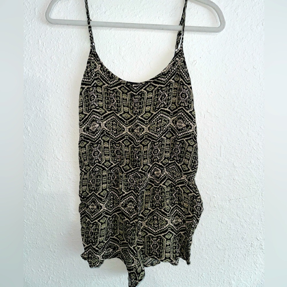 forever 21 patterned romper